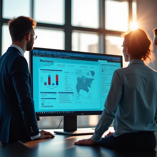 Modern digital strategy planning meeting